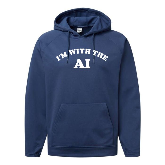 I'm With The AI Performance Fleece Hoodie