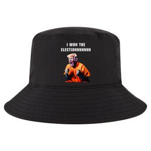 I Won The Election Funny Trump Prisoner Halloween Costume Cool Comfort Performance Bucket Hat