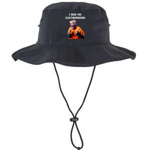 I Won The Election Funny Trump Prisoner Halloween Costume Legacy Cool Fit Booney Bucket Hat