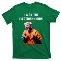 I Won The Election Funny Trump Prisoner Halloween Costume T-Shirt