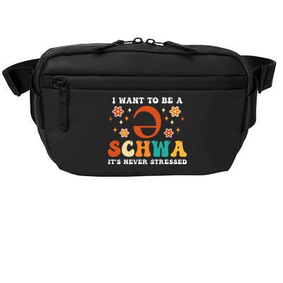 I Want To Be A Schwa It's Never Stressed Science Of Reading Crossbody Pack