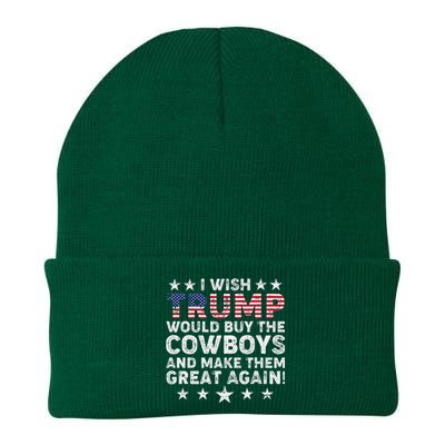 I Wish Trump Would Buy The Cowboys Make Them Great Again Knit Cap Winter Beanie