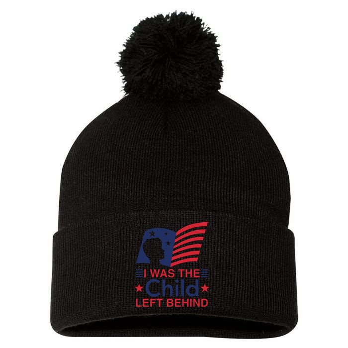 I Was The Child Left Behind Pom Pom 12in Knit Beanie