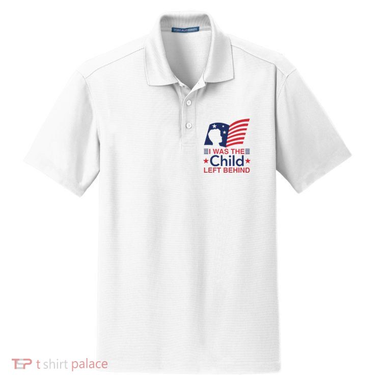I Was The Child Left Behind Dry Zone Grid Polo