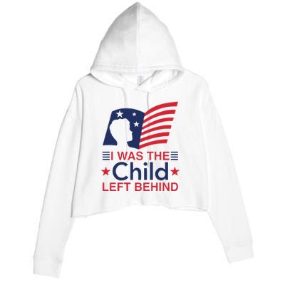 I Was The Child Left Behind Crop Fleece Hoodie