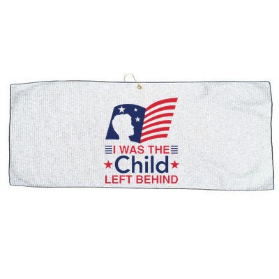 I Was The Child Left Behind Large Microfiber Waffle Golf Towel