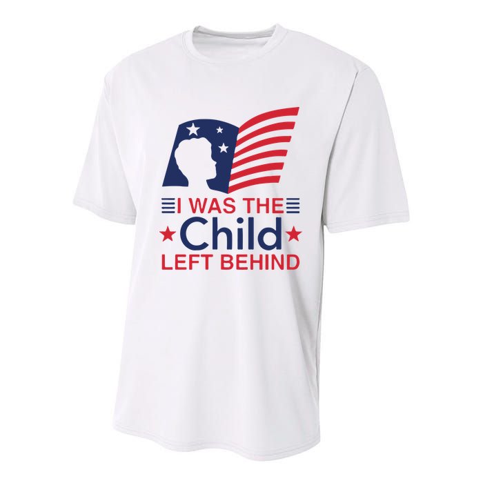 I Was The Child Left Behind Youth Performance Sprint T-Shirt