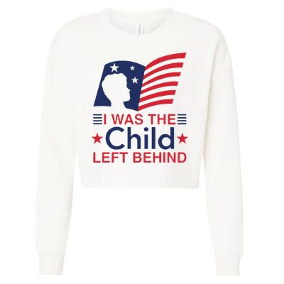 I Was The Child Left Behind Cropped Pullover Crew