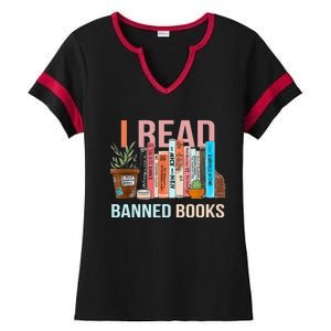 Im With The Banned Banned Books Reading Books Ladies Halftime Notch Neck Tee