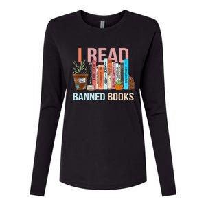 Im With The Banned Banned Books Reading Books Womens Cotton Relaxed Long Sleeve T-Shirt