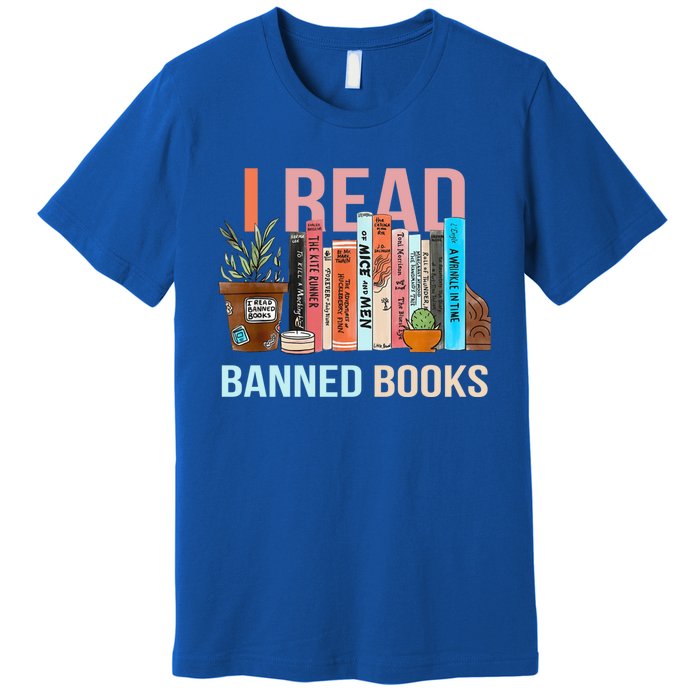 Im With The Banned Banned Books Reading Books Premium T-Shirt