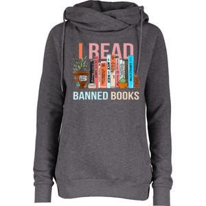 Im With The Banned Banned Books Reading Books Womens Funnel Neck Pullover Hood