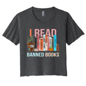 Im With The Banned Banned Books Reading Books Women's Crop Top Tee