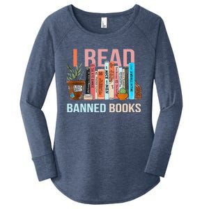 Im With The Banned Banned Books Reading Books Women's Perfect Tri Tunic Long Sleeve Shirt