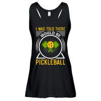 I Was Told There Would Be Pickleball Ladies Essential Flowy Tank