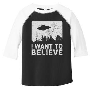 I Want To Believe I Aliens Ufo Area 51 Roswell Toddler Fine Jersey T-Shirt