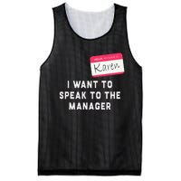 I Want To Speak To The Manager Karen Halloween Costume Mesh Reversible Basketball Jersey Tank