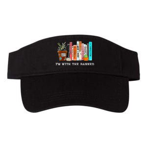 I'm With The Banned Books I Read Banned Books Lovers Valucap Bio-Washed Visor