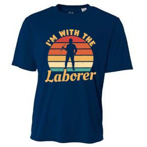 I'm With The Laborer Skilled Union Worker Cooling Performance Crew T-Shirt