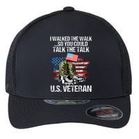 I Walked The Walk So You Could Talk The Talk U.S. Veteran Flexfit Unipanel Trucker Cap