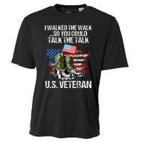 I Walked The Walk So You Could Talk The Talk U.S. Veteran Cooling Performance Crew T-Shirt