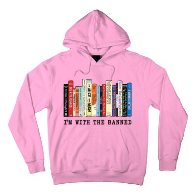 Im With The Banned Book Funny Hoodie