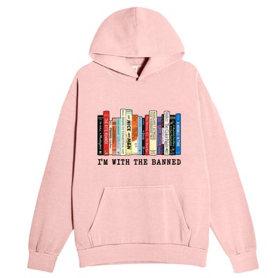 Im With The Banned Book Funny Urban Pullover Hoodie