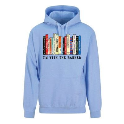 Im With The Banned Book Funny Unisex Surf Hoodie