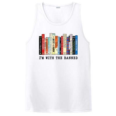 Im With The Banned Book Funny PosiCharge Competitor Tank