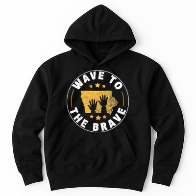 Iowa Wave To The Brave Football Childrens Hospital Hoodie