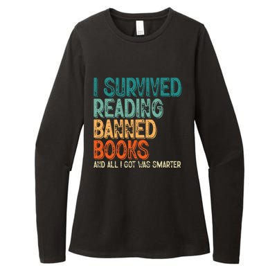 Im With The Banned I Survived Reading Banned Books Womens CVC Long Sleeve Shirt