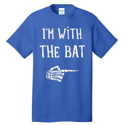 IM With The Bat Funny Matching Couple Costume Halloween Tall T-Shirt