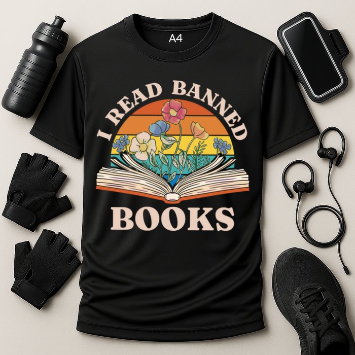 Im With The Banned Banned Books Reading Books Cooling Performance Crew T-Shirt