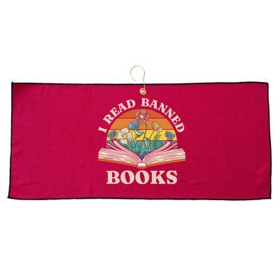 Im With The Banned Banned Books Reading Books Large Microfiber Waffle Golf Towel