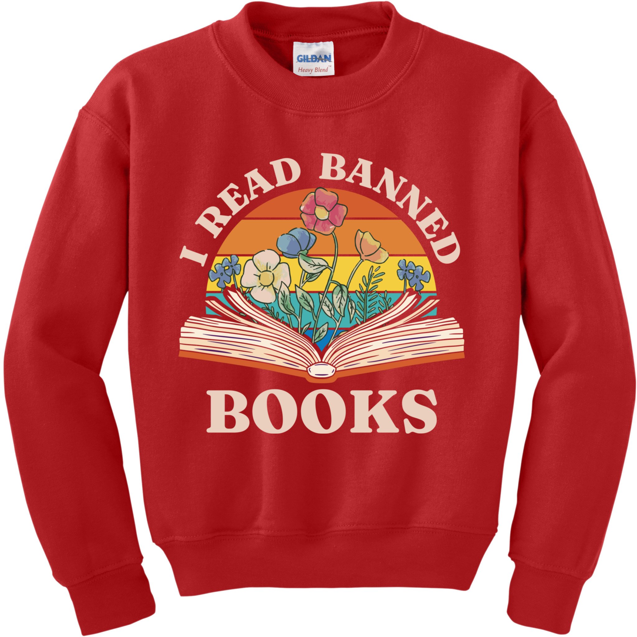 Im With The Banned Banned Books Reading Books Kids Sweatshirt