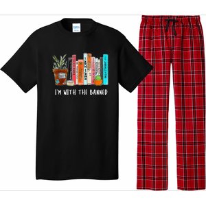 I'm With The Banned Books I Read Banned Books Lovers Pajama Set