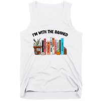 I'm With The Banned Funny Book Readers I Read Banned Books Tank Top