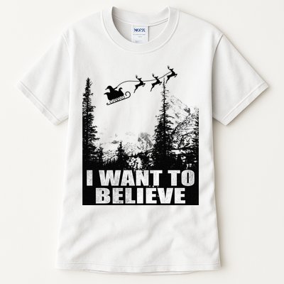 I Want To Believe Funny Christmas Great Gift Tall T-Shirt