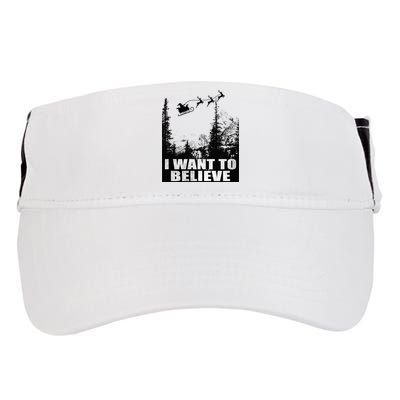 I Want To Believe Funny Christmas Great Gift Adult Drive Performance Visor