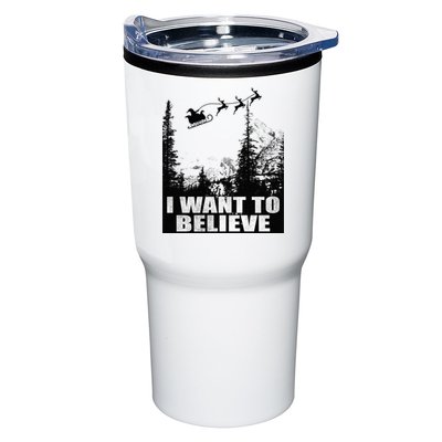I Want To Believe Funny Christmas Great Gift Tumbler
