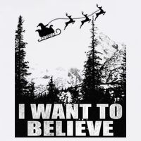 I Want To Believe Funny Christmas Great Gift Womens Tank Top