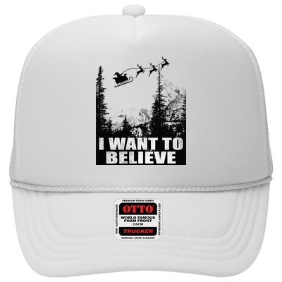 I Want To Believe Funny Christmas Great Gift Trucker Hat