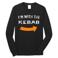 Im With The Kebab Funny Lazy Halloween Costume Long Sleeve Shirt