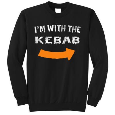 Im With The Kebab Funny Lazy Halloween Costume Sweatshirt