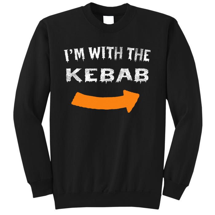 Im With The Kebab Funny Lazy Halloween Costume Sweatshirt