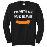 Im With The Kebab Funny Lazy Halloween Costume Tall Sweatshirt