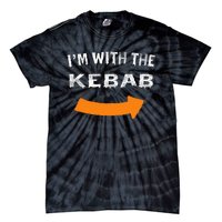 Im With The Kebab Funny Lazy Halloween Costume Tie-Dye T-Shirt