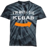 Im With The Kebab Funny Lazy Halloween Costume Kids Tie-Dye T-Shirt