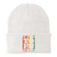 I Want Tofu Tonight Retro Funny Vegan Vegetarian Knit Cap Winter Beanie