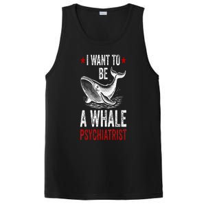 I Want To Be A Whale Psychiatrist Funny Saying Trump 2024 PosiCharge Competitor Tank